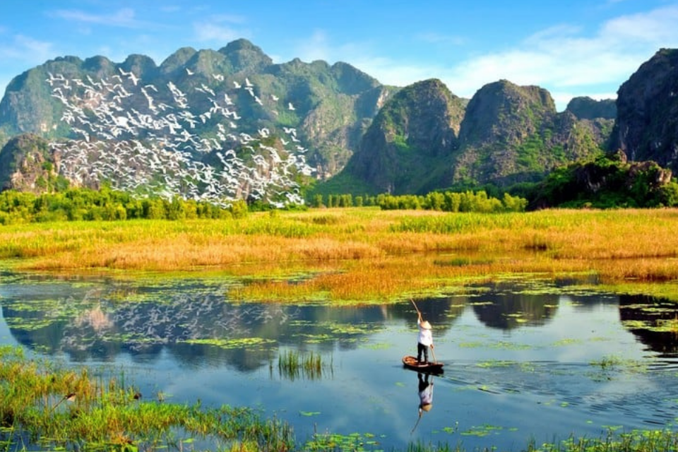 Du lịch Đầm Vân Long, Ninh Bình - Chiêm ngưỡng vẻ đẹp yên bình, thơ mộng 