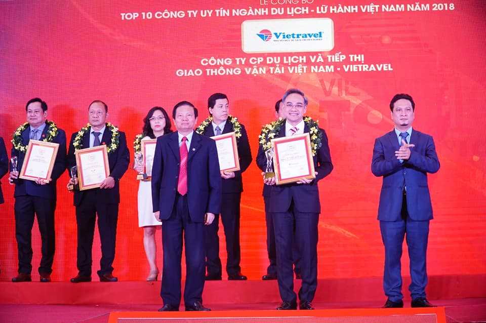 Vietravel vượt trên Saigon Tourist dẫn đầu Top 10 Công ty Du lịch, lữ hành uy tín năm 2018