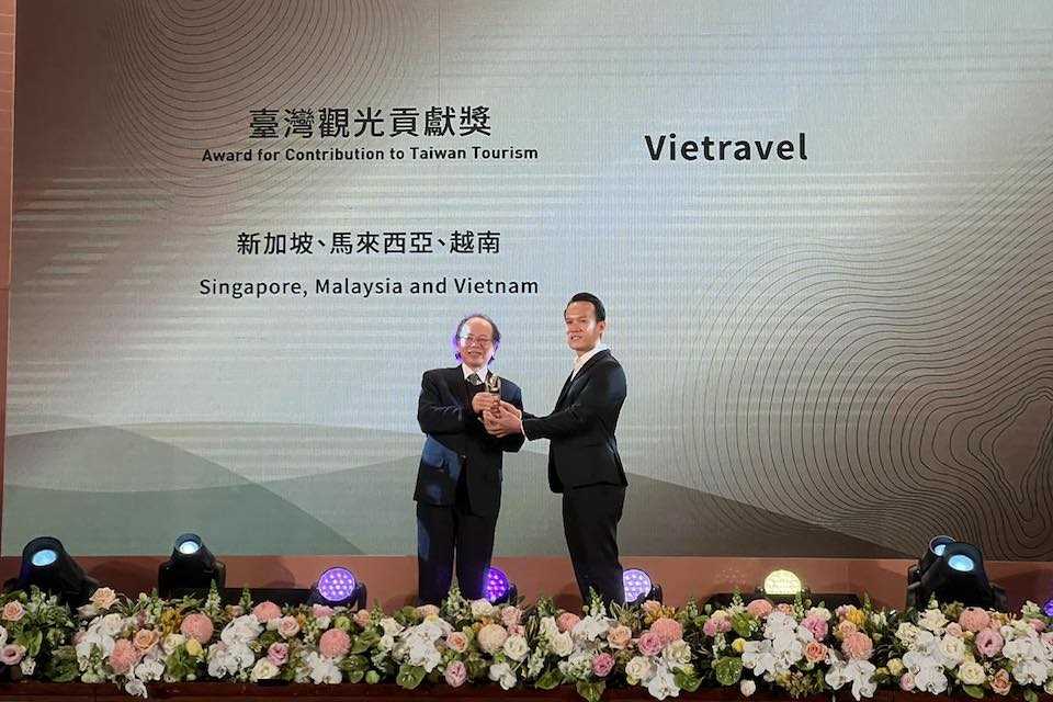 VIETRAVEL VINH DỰ LẦN THỨ 6 ĐÓN NHẬN GIẢI THƯỞNG TAIWAN TOURISM CONTRIBUTION AWARDS 2022 